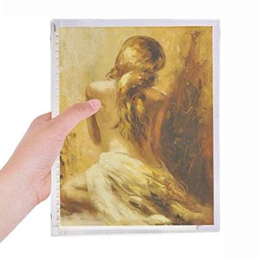 Imagem de Caderno Blonde Back Babe Girl Pretty Gal com folhas soltas e diário recarregável