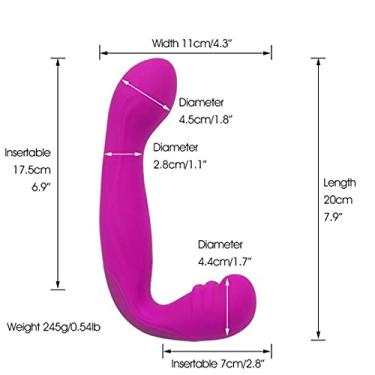 Imagem de Vibrador Erótico Duplo Motor Brinquedos Sexuais Feminino 30 Modos de Vibração Zatla Shop (A)