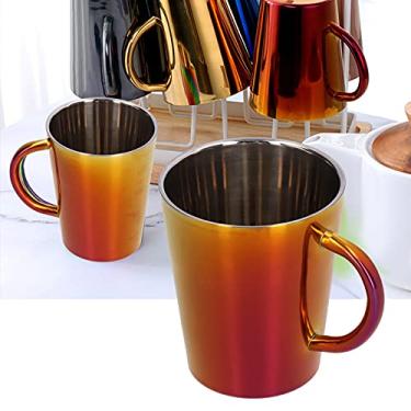 Imagem de Copo de água, copo de café, à prova de quedas, parede dupla para casamentos para festas para casa (304 copos de camada dupla - vermelho mágico)