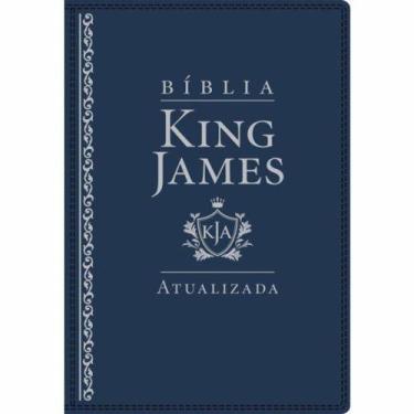 Imagem de Bíblia De Estudos King James Atualizada - L Grande - Azul