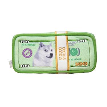 Imagem de PAWTY Dog Toys - Brinquedo de cachorro Cash is King – Brinquedo de paródia fofo e exclusivo com barulho – Design de luxo de alta qualidade – dez mil dólares em dinheiro – Presente de aniversário engraçado para cães pequenos e médios