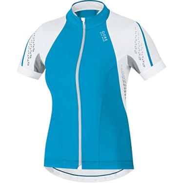Imagem de Camiseta feminina Gore Bike Wear Xenon 2.0, azul piscina/branco, GG