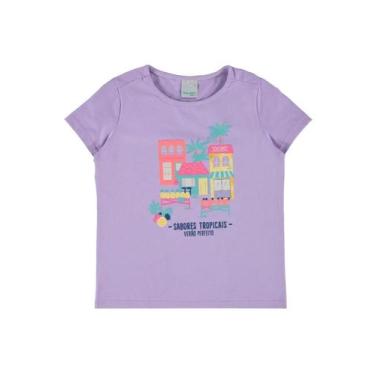Imagem de Camiseta Infantil Menina Malwee New T-Shirt Estampada 101547 - Malwee