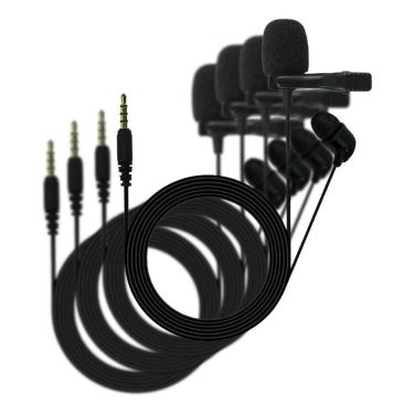 Imagem de Kit 10 Microfones de Lapela JBL CSLM20 P2 - Preto