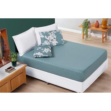 Imagem de LENÇOL DE ELÁSTICO E FRONHA - CAMA BOX SOLTEIRO 02 PEÇAS - 200 FIOS MICROPERCAL - NÃO FAZ BOLINHA - FLORAL (PRIMAVERA)