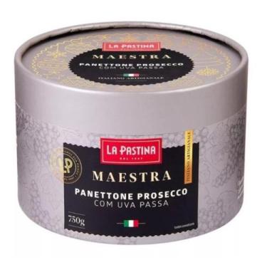 Imagem de Panettone Creme Prosecco E Uvas Italiano 750G La Pastina