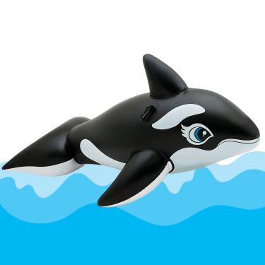 Imagem de Boia Inflável Bote Baleia Gigante com Alça 193cm Intex