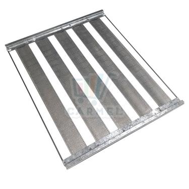 Imagem de Assadeira Alumínio De Pão Francês para Padaria Panificadora 58X70 - 5 Tiras De 7Cm Innal