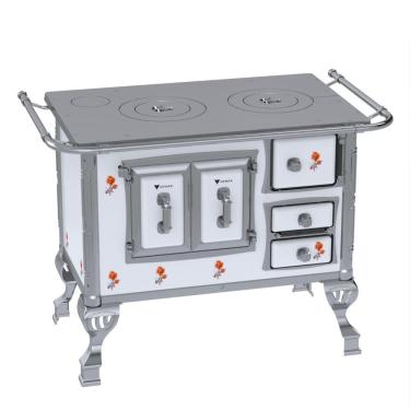 Imagem de Fogao a Lenha Venax GII n 1 Sec XVIII Branco Flor