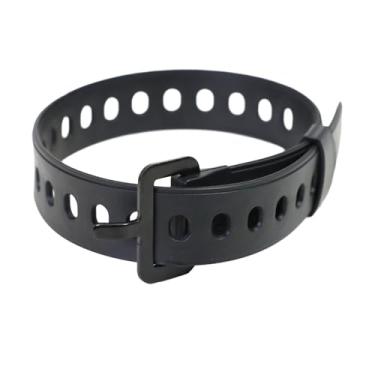 Imagem de Kokiya Cabo amarrar cinta de borracha multitool laços fivela laços elásticos corda de ligação para bagagem carga rvs motocicleta, Preto 45cm