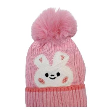 Imagem de Gorro Touca Infantil Kids Fofinha com Pompom e Forro DC23-24