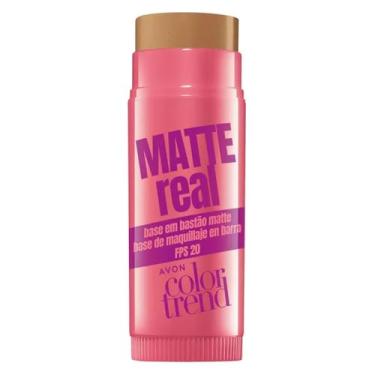 Imagem de Base em Bastão Matte Real Avon Color Trend - Escolha a sua cor (ROSADO MÉDIO - 220NQ)