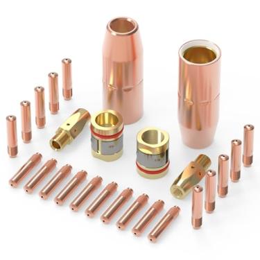 Imagem de Kit de pistola de soldagem Yeswelder MIG Difusor de bico para Miller Millermatic M-25/M-40 Hobart Torch Difusor de bocal, .045" Accessory Kit