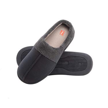 Imagem de Tênis masculino Hanes de espuma viscoelástica para uso interno e externo, com QI fresco, Navy/Grey, Large