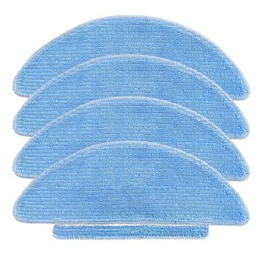 Imagem de Acessórios para aspirador de pó robótico compatíveis com Lubluelu SL60D SG60 SL61, para Tikom L9000, para Laresar L6 Nex, para HONITURE Q6 SE, escova de rolo/escova lateral/filtro/esfregão (4