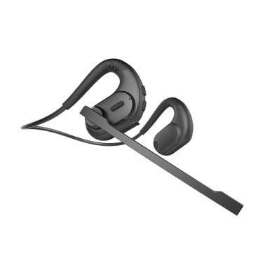 Imagem de ZEZEFUFU Fones de ouvido condutores de ar sem fio com microfone para corrida, ciclismo, caminhada