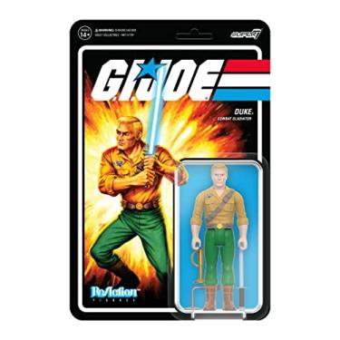Imagem de SUPER7 - Boneco de reação G.I. Joe Wave 5 Duke - Gladiador de combate (RE-GIJOW05-DUK-02)