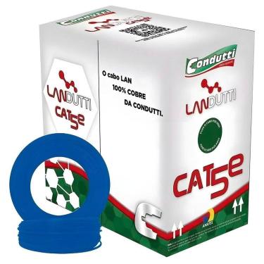 Imagem de Caixa Cabo Rede Landutti Upt Cat5 100% Cobre,305M,Condutti