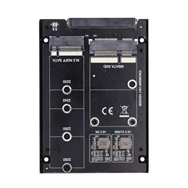 Imagem de ChenYang MSATA e M.2 NGFF SATA SSD para 2,5 polegadas SATA 2 em 1 Combo JBOD HDD Disk Drive Adaptador de gabinete