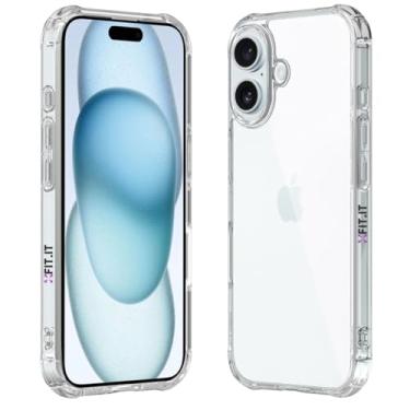 Imagem de Capa Anti Impactos Airbag Capinha Compatível com iPhone 16 (Transparente, iPhone 16)