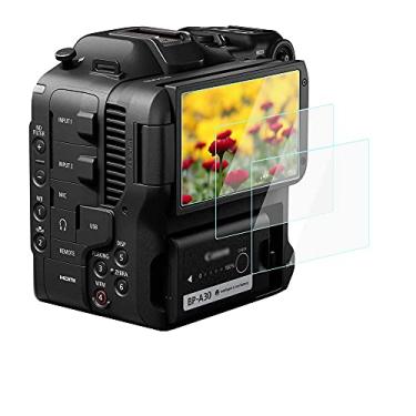 Imagem de WH1916 Protetor de tela C70 para câmera de cinema Canon EOS C70, vidro temperado 9H, antiarranhões, antibolhas, ultratransparente (pacote com 3)