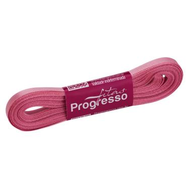 Imagem de  Fita de Cetim Progresso Face Simples, 10m, 7mm, Rosa Escuro - CF001.240