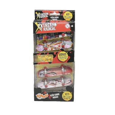 Imagem de Skates de Dedo Colecionáveis com 4Pçs, Extremos e Radicais - Toyng (Coleção 7)