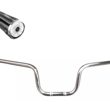 Imagem de Guidão Moto Factor 125 150 Fazer 150 Preto Fosco Yamaha Com Rosca Inte