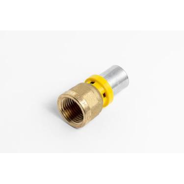 Imagem de União femea de latão 20x1/2" para multicamada gas - Tiemme
