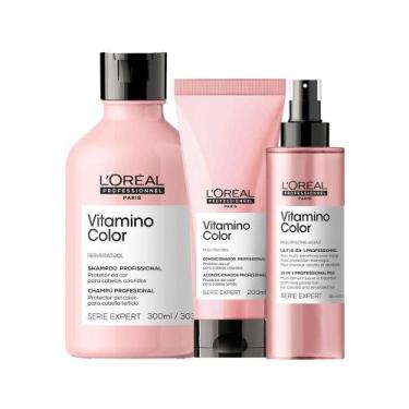 Imagem de Kit L'oréal Pro Vitamino Color -Sh+Cond+Leave-in - Loréal Professionne