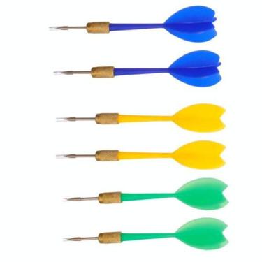 Imagem de Kit 6 Dardos Ponta De Agulha Metal Profissional Reposição - Western, V