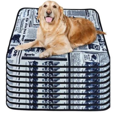 Imagem de 9 Caminhas para Cães e Gatos Dobrável 300 Lavagens 70x50 Jornal 3 Cama