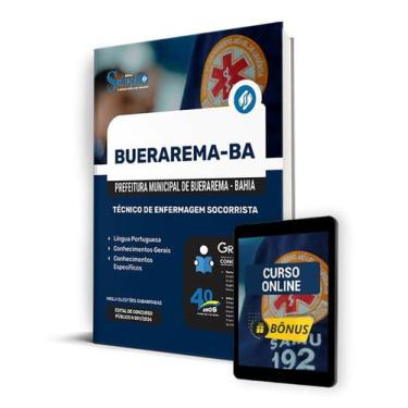 Imagem de Apostila Pref Buerarema BA 2024 Téc Enfermagem Socorrista - Editora So