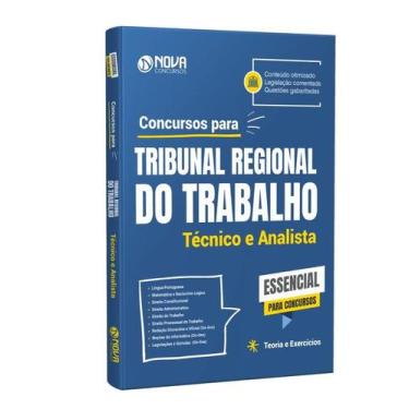 Imagem de Apostila Essencial para Concursos - TRT - Técnico e Analista - Nova Co