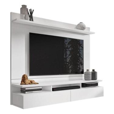 Imagem de Painel para Tv Home Suspenso Noruega Branco - Móveis Leão - MOVEIS LEA