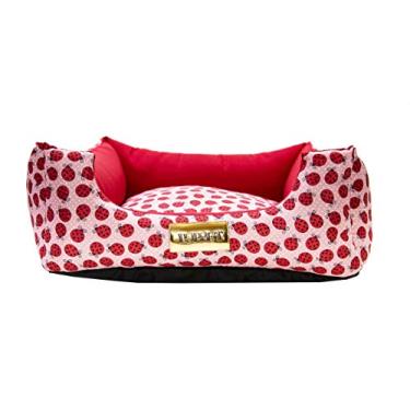 Imagem de Luppet Cama Luxo Para Cachorro Médio Grande Porte Acima De 13Kg Vermelho Joaninha Gg