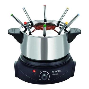 Imagem de Panela Fondue Elétrico Mondial Fd-02 Le Gourmet 2 Inox 220V, 220V