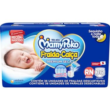 Imagem de MamyPoko Fralda-Calça Recém-Nascido Jumbo 36 Unidades