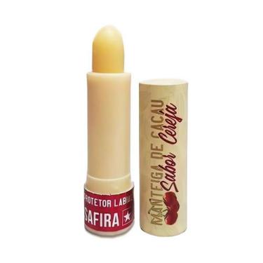 Imagem de Protetor Labial Manteiga De Cacau Sabor Cereja Safira - SAFIRA COSMÈTI