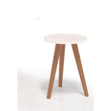 Imagem de Mesinha De MDF Para Áreas Internas Com Pé Palito Of White - Colomi
