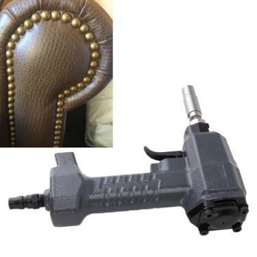 Imagem de Pregador Acabamento Air Power, Pistola Pregos Pneumática Com Acabamento Decorativo 1170 Com Alça Antiderrapante, Ferramentas Pistola Pregos para Acabamento Móveis Acabamento sofá