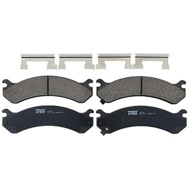 Imagem de TRW Pro TRC0784 Conjunto de pastilhas de freio a disco para Chevrolet Silverado 2500 HD 2001-2010, frontal e outras aplicações