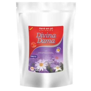 Imagem de Henê Em Pó divina dama Preto Perfumado 240g Preparo quente