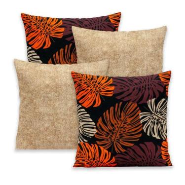 Imagem de Kit 4 Capas de Almofada Gorgurinho com Zíper 40cm x 40cm - Bem Me Quer