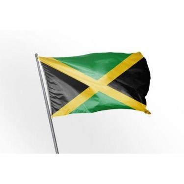 Imagem de Bandeira Jamaica 1,50x0,90mt  Copa do Mundo Futebol  - WCAN
