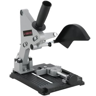 Imagem de Acymner Suporte para esmerilhadeira angular | Suporte de moedor angular de 45 graus com base de ferro fundido com alça deslizante para esmerilhadeira angular de 100 a 125 mm
