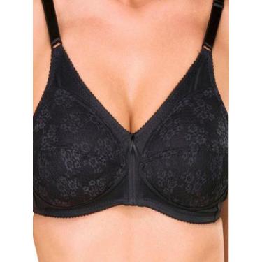 Imagem de Sutiã Sustentação Colonial Demillus 61383/78383 Taça B, Preto, 50