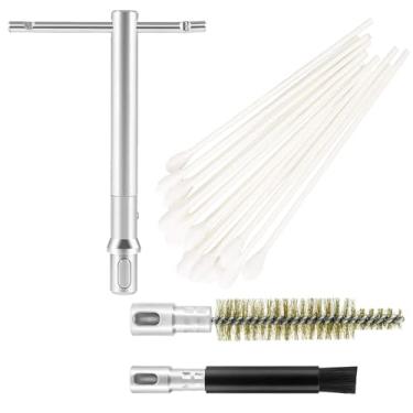 Imagem de Kit de escova de furo do injetor EN-47909 EN-47909 Kit de limpeza de furo do injetor serve para motores a diesel Duramax 6.6L