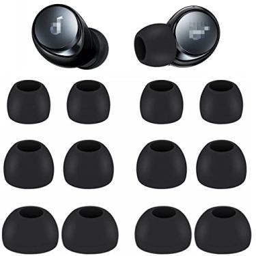 Imagem de Pontas auriculares de silicone para substituição Soundcore Space A40, Soundcore Sport X10, Life A1, Life P3i, Life P3i, Fit in Case, Buds Tips, 6 pares P/M/G 3 tamanhos, preto