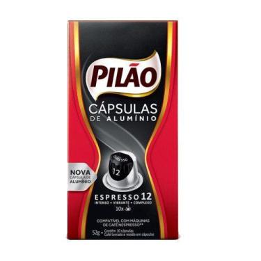 Imagem de Café Espresso Tradicional 10 Cápsulas PILÃO 52g